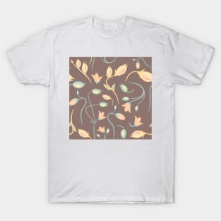 seamless summer tiny floral pattern T-Shirt